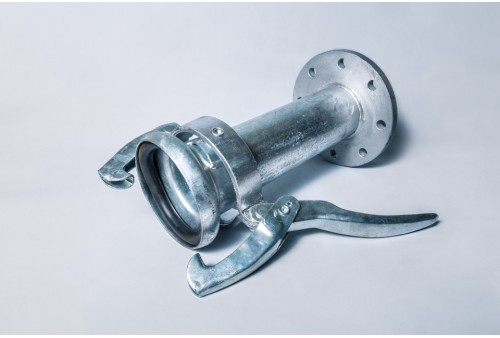 2" (50) Female Coupling with flange DN 50 PN 10/16 type Perrot galvanized
